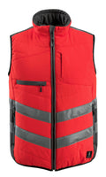 Winter Gilet SAFE SUPREME hi-vis red/dark anthracite