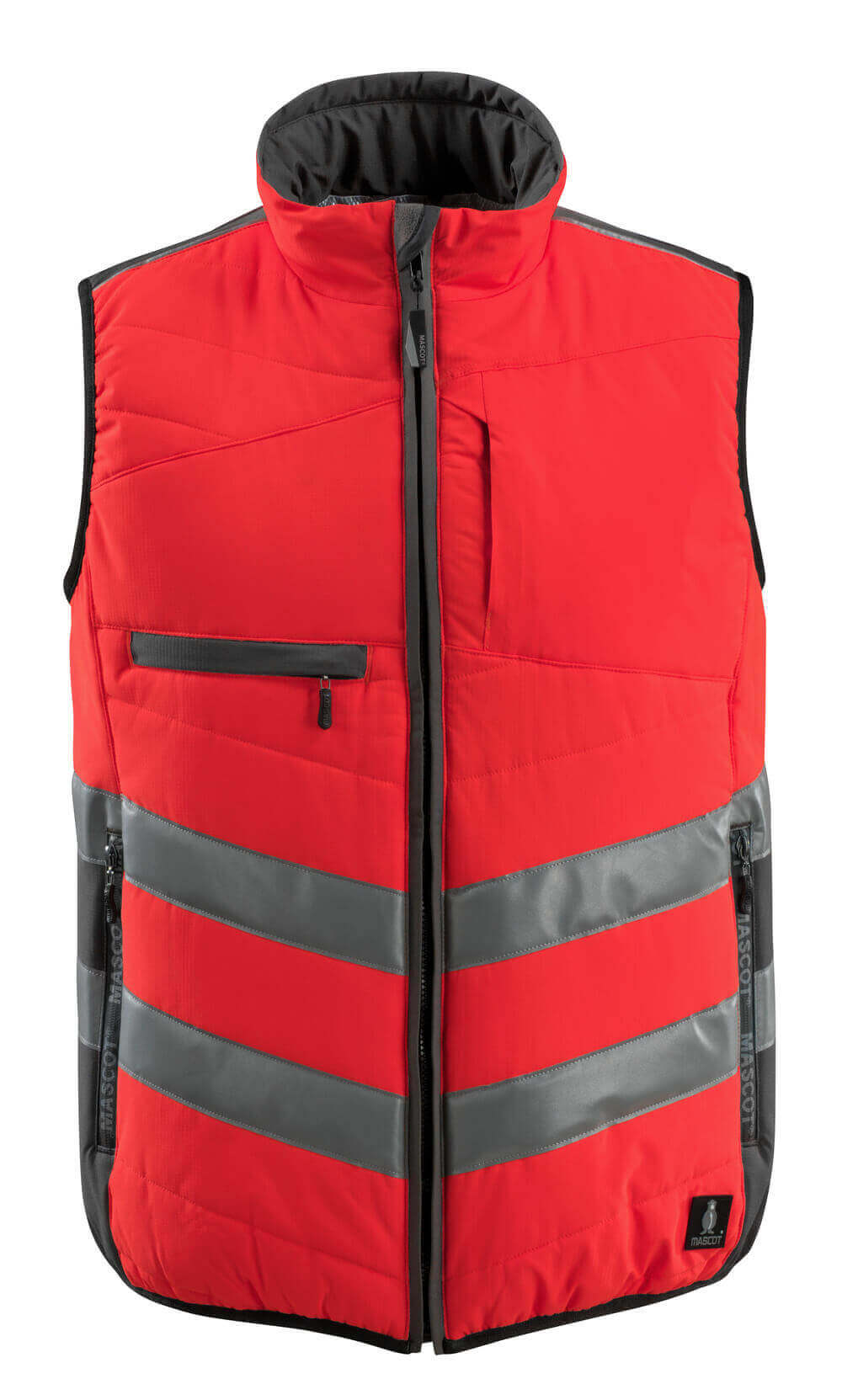 Winter Gilet SAFE SUPREME hi-vis red/dark anthracite
