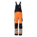 Latzhose mit Kniepolstertaschen SAFE SUPREME hi-vis orange/dark navy