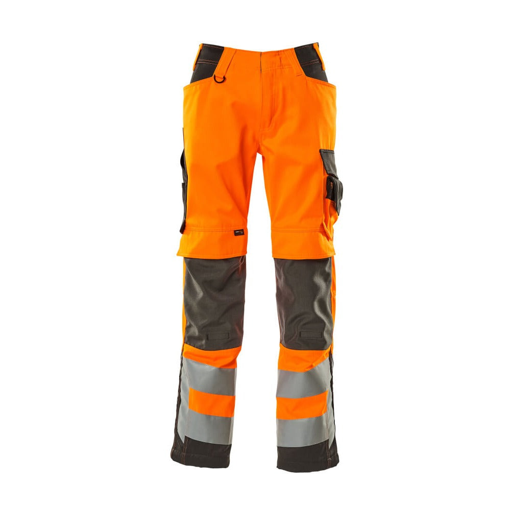 Arbeitshose mit Kniepolstertaschen SAFE SUPREME hi-vis orange/dark anthracite
