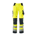 Arbeitshose mit Kniepolstertaschen SAFE SUPREME hi-vis yellow/dark navy