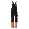 Latzhose mit Kniepolstertaschen SAFE SUPREME dark navy/hi-vis orange