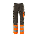 Arbeitshose mit Kniepolstertaschen SAFE SUPREME dark anthracite/hi-vis orange
