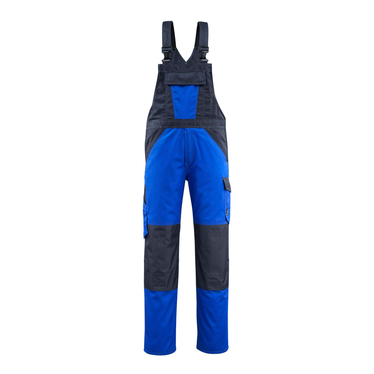 Latzhose mit Kniepolstertaschen LIGHT royal/dark navy