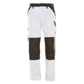 Arbeitshose mit Kniepolstertaschen LIGHT white/dark anthracite