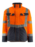 Winterjacke SAFE LIGHT hi-vis orange/dark navy