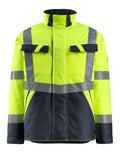 Winterjacke SAFE LIGHT hi-vis yellow/dark navy