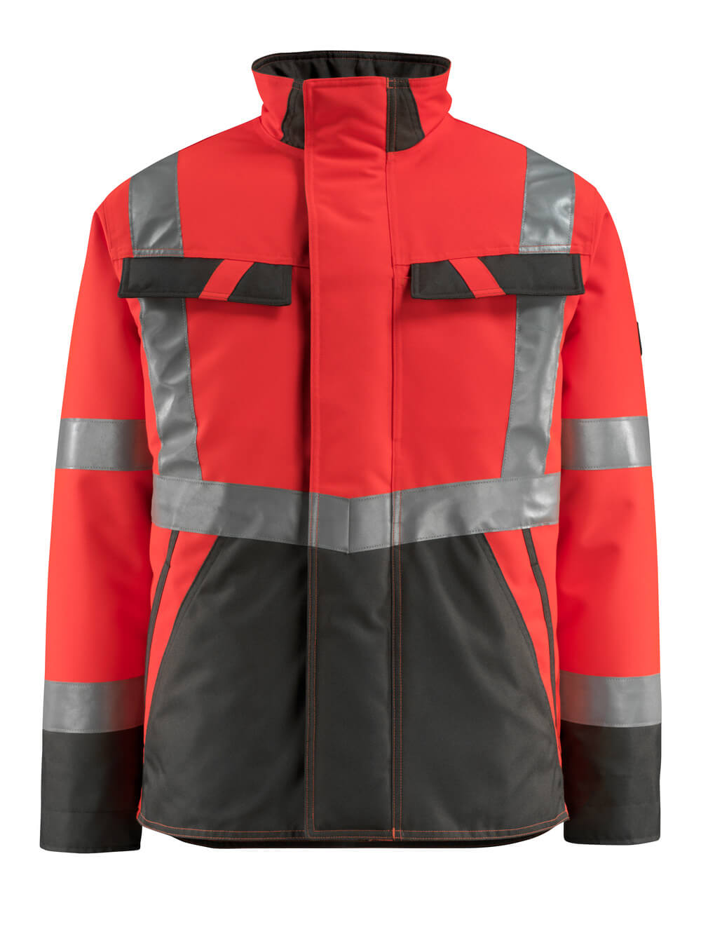 Winterjacke SAFE LIGHT hi-vis red/dark anthracite