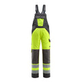 Latzhose mit Kniepolstertaschen SAFE LIGHT hi-vis yellow/dark anthracite