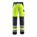 Arbeitshose mit Kniepolstertaschen SAFE LIGHT hi-vis yellow/dark navy