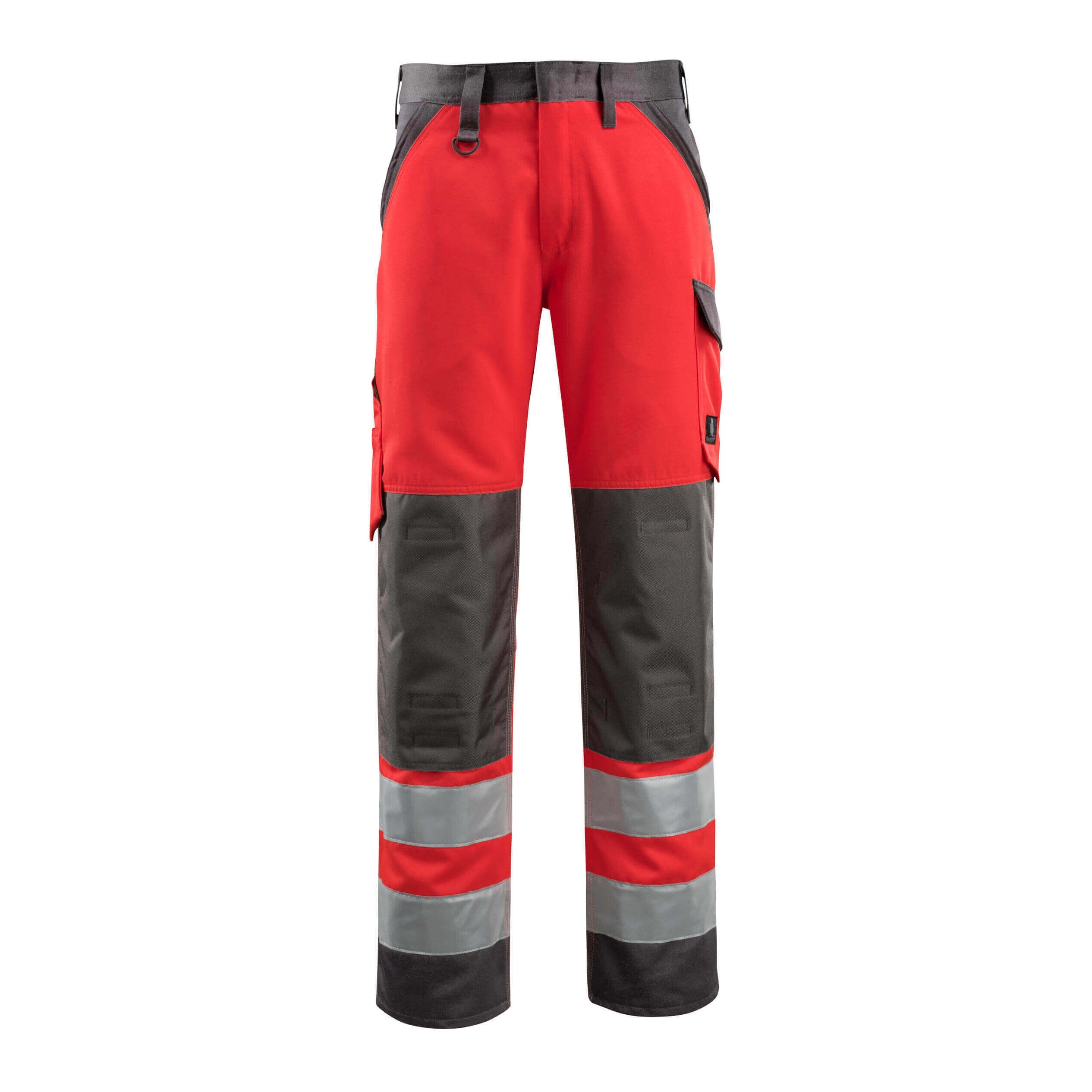 Arbeitshose mit Kniepolstertaschen SAFE LIGHT hi-vis red/dark anthracite