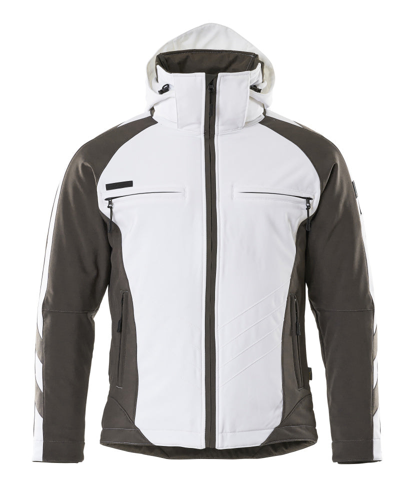 Winterjacke UNIQUE white/dark anthracite