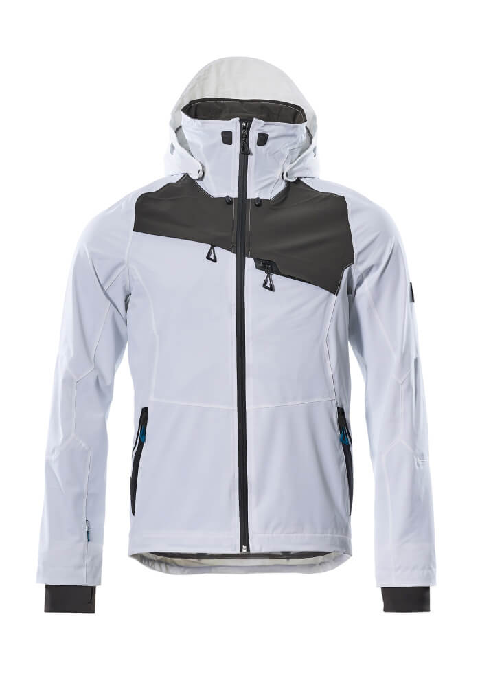 Hardshell-Jacke ADVANCED white/dark anthracite