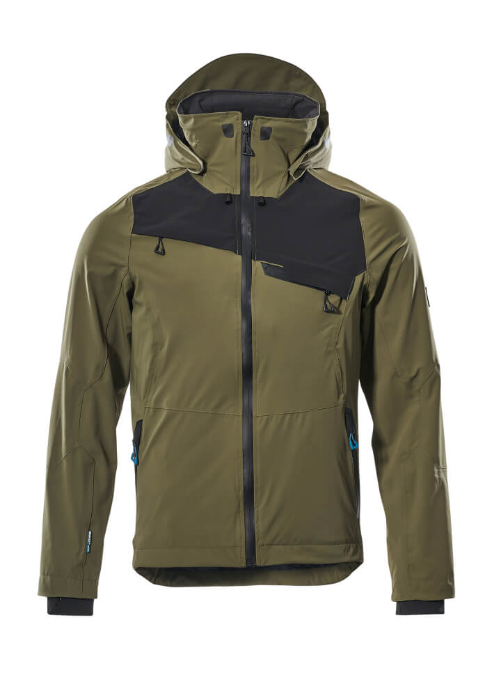 Hardshell-Jacke ADVANCED moss green/black