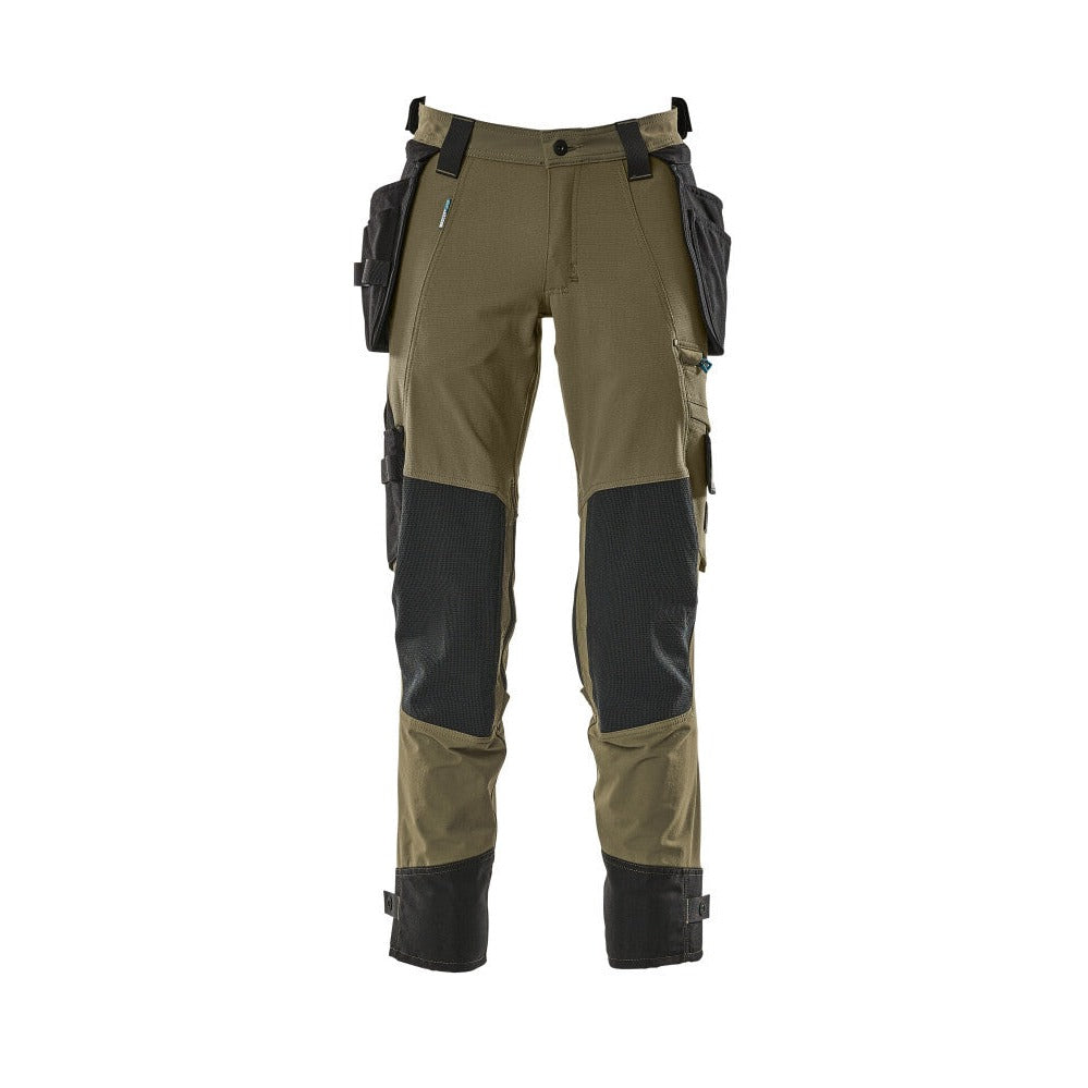 Arbeitshose mit Holstertaschen ADVANCED moss green