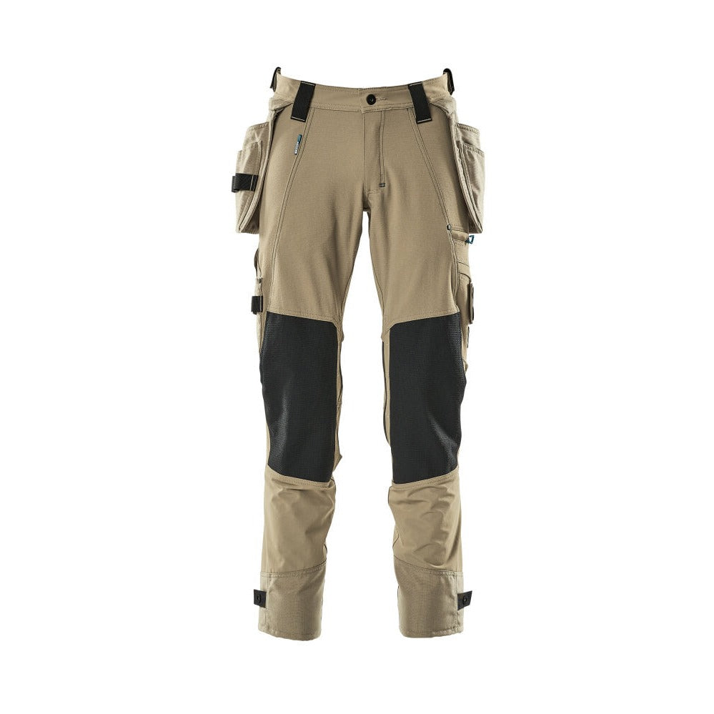 Arbeitshose mit Holstertaschen ADVANCED light khaki