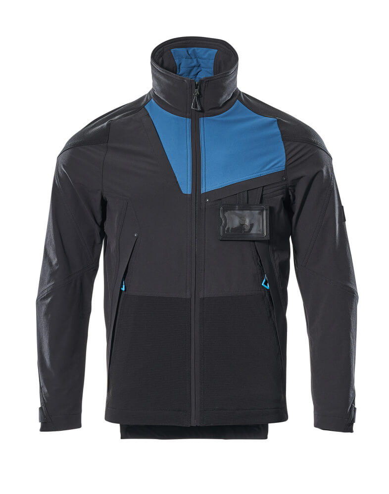 Arbeitsjacke ADVANCED black/dark petroleum