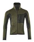 Fleecepullover mit Reißverschluss ADVANCED moss green/black