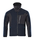 Knitted Jacket with zipper ADVANCED dark navy/black