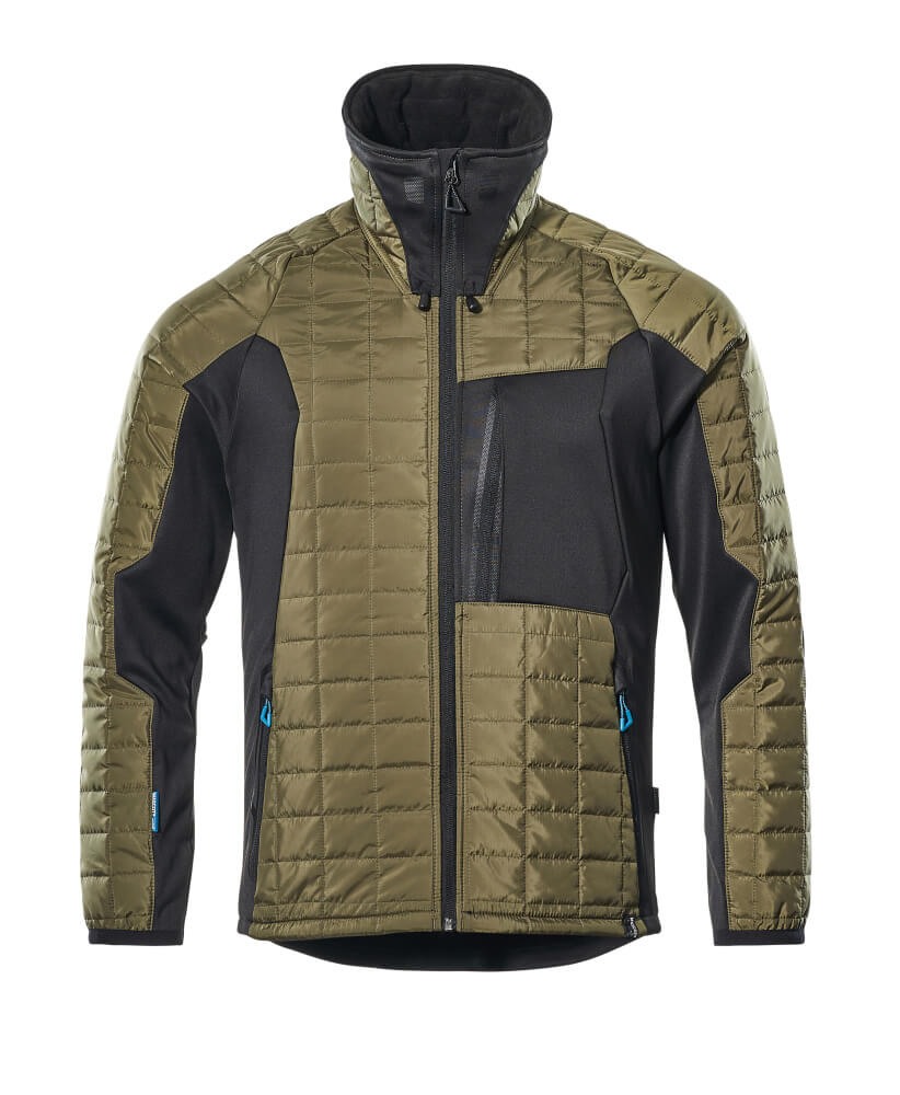 Thermojacke ADVANCED moss green/black