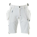 Shorts with holster pockets ADVANCED weiß