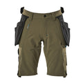 Shorts with holster pockets ADVANCED moss green