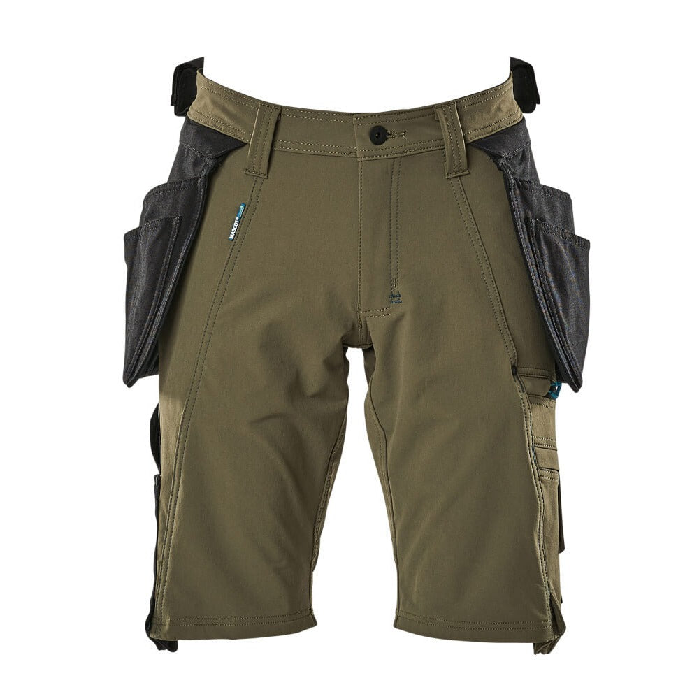 Shorts with holster pockets ADVANCED moss green