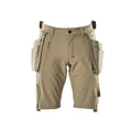 Shorts with holster pockets ADVANCED light khaki