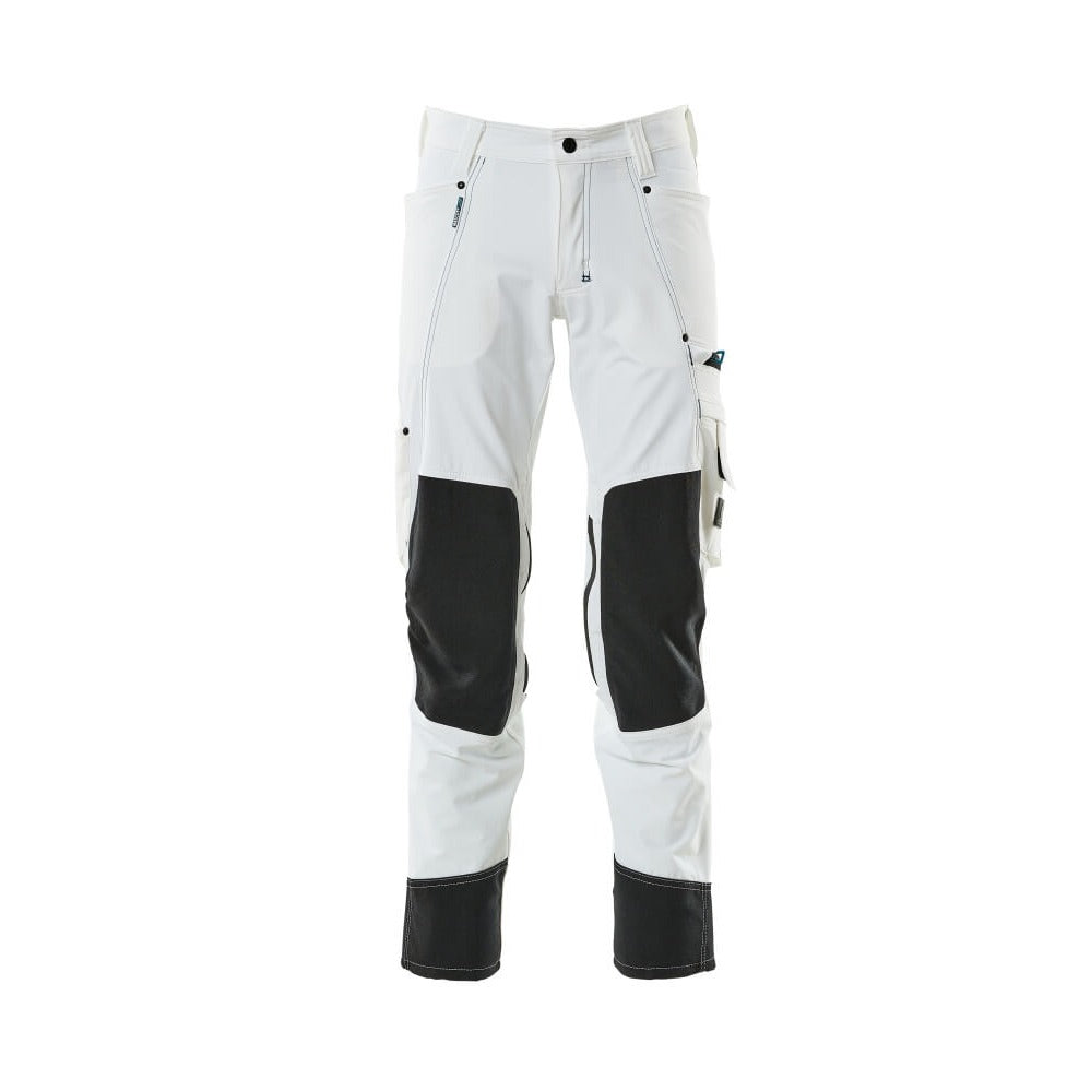 Arbeitshose mit Kniepolstertaschen ADVANCED weiß