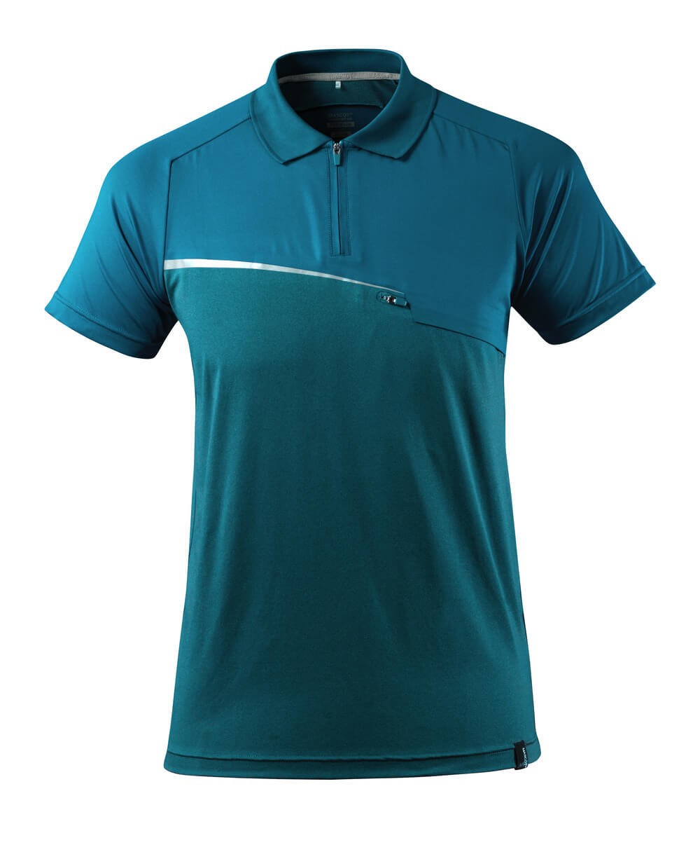 Poloshirt mit Brusttasche ADVANCED dark petroleum
