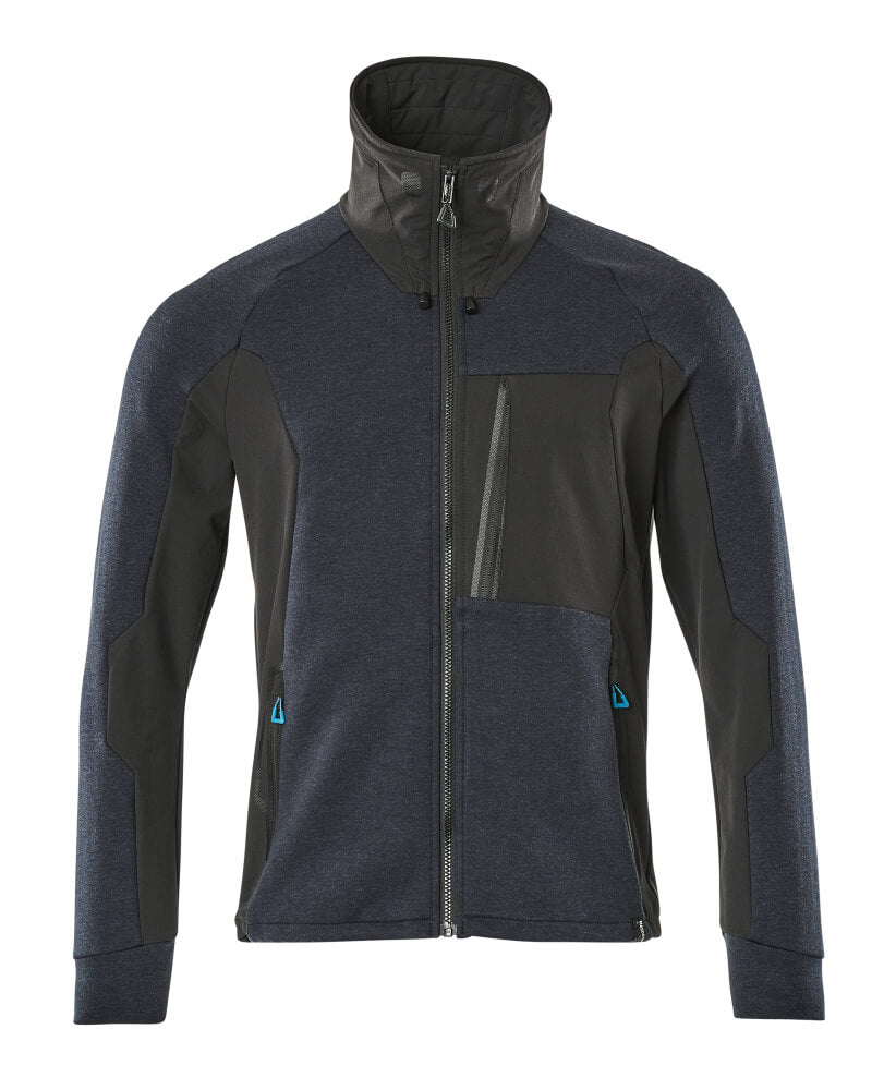 Sweatshirt mit Reißverschluss ADVANCED dark navy/black