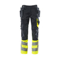 Arbeitshose mit Holstertaschen SAFE SUPREME dark navy/hi-vis yellow