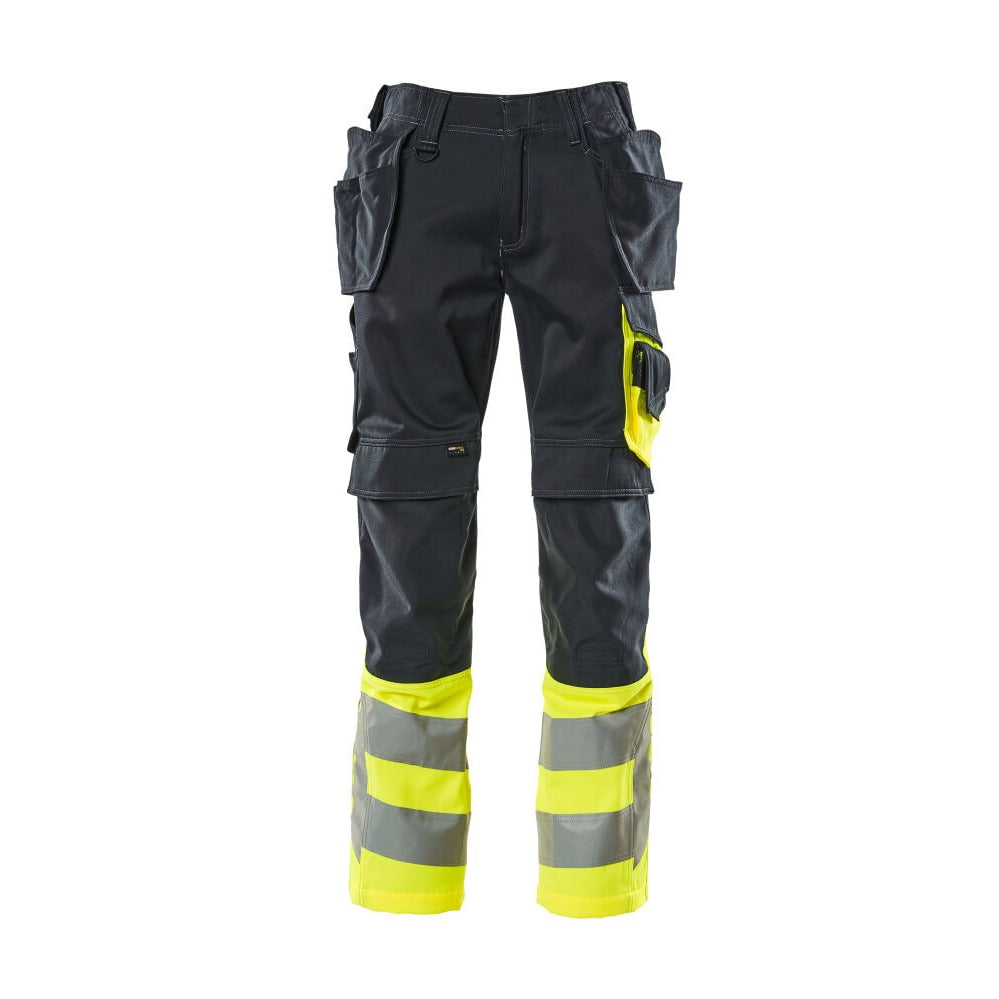 Arbeitshose mit Holstertaschen SAFE SUPREME dark navy/hi-vis yellow