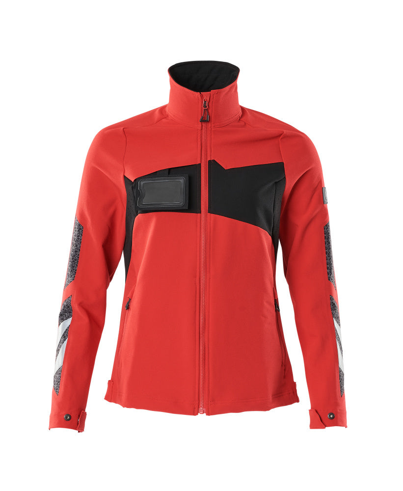 Arbeitsjacke ACCELERATE traffic red/black