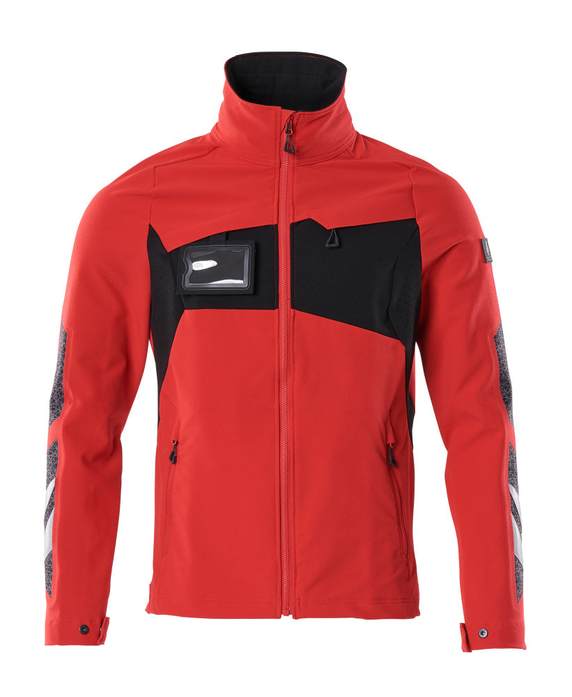Arbeitsjacke ACCELERATE traffic red/black