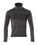 Fleecepullover mit Reißverschluss ACCELERATE dark anthracite/black