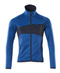 Fleecepullover mit Reißverschluss ACCELERATE azure blue/dark navy