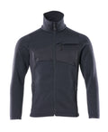 Knitted Jumper with zipper ACCELERATE dunkelblau