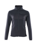 Knitted Jumper with zipper ACCELERATE dunkelblau