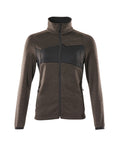 Knitted Jumper with zipper ACCELERATE dark anthracite/black