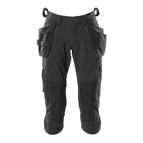 3/4 Arbeitshose mit Holstertaschen ACCELERATE schwarz