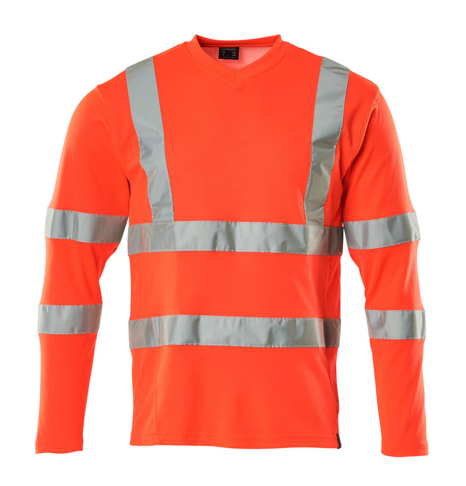 Langarmshirt SAFE CLASSIC warnschutz-rot