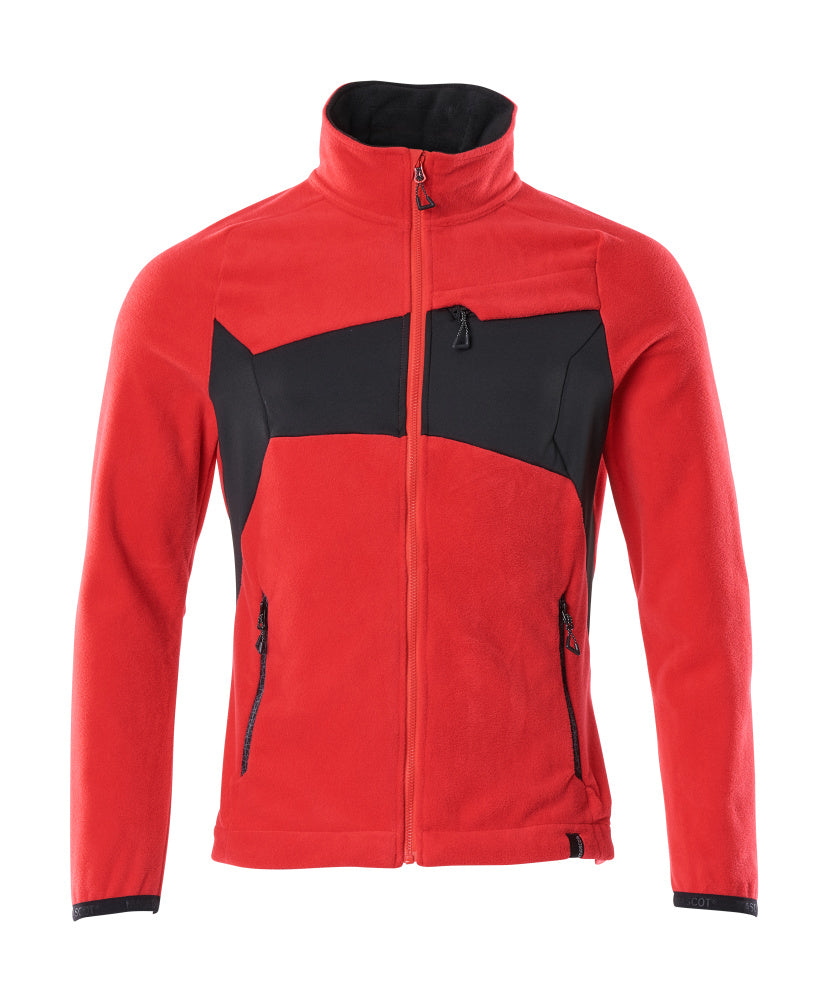 Fleecejacke ACCELERATE traffic red/black