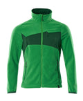 Fleecejacke ACCELERATE grass green/green