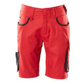 Arbeitsshorts UNIQUE red/black
