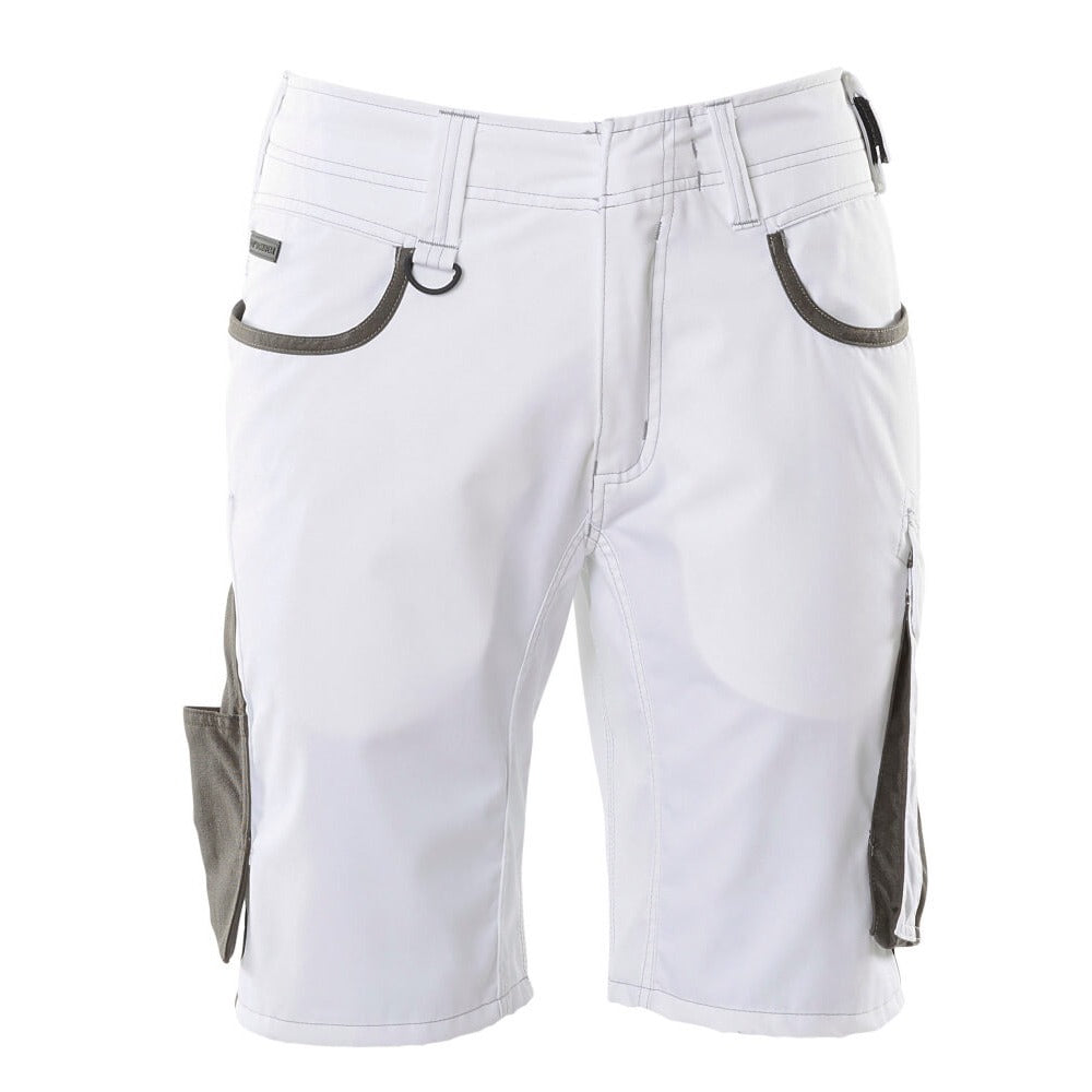 Arbeitsshorts UNIQUE white/dark anthracite
