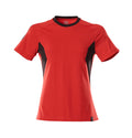 T-Shirt ACCELERATE verkehrsrot/schwarz