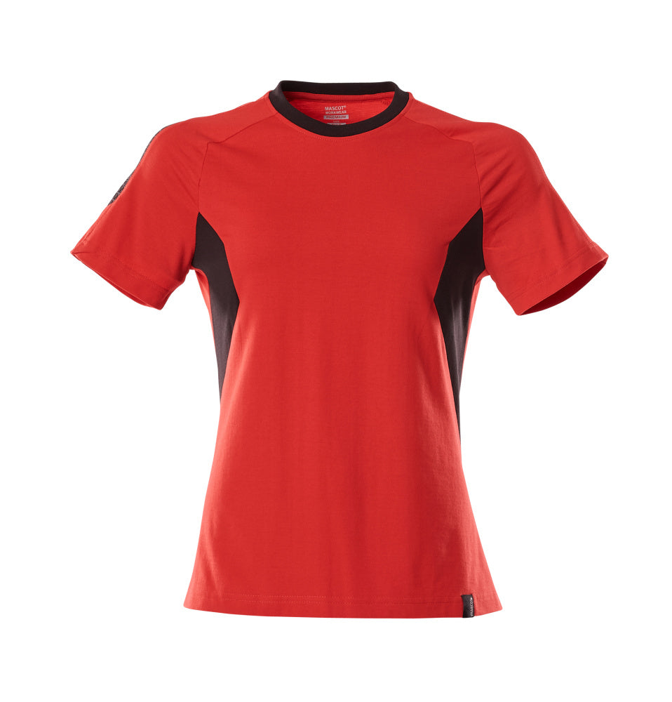 T-Shirt ACCELERATE verkehrsrot/schwarz