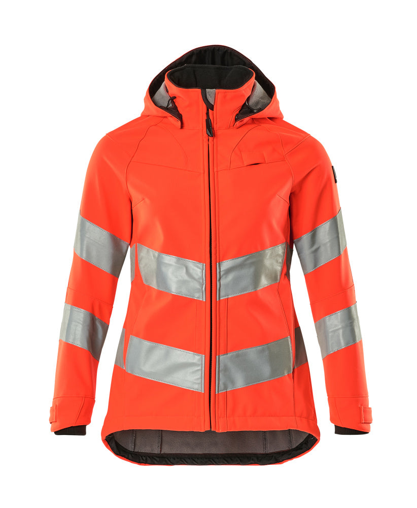 Softshell-Jacke SAFE SUPREME warnschutz-rot