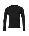 Langarmshirt CROSSOVER deep black